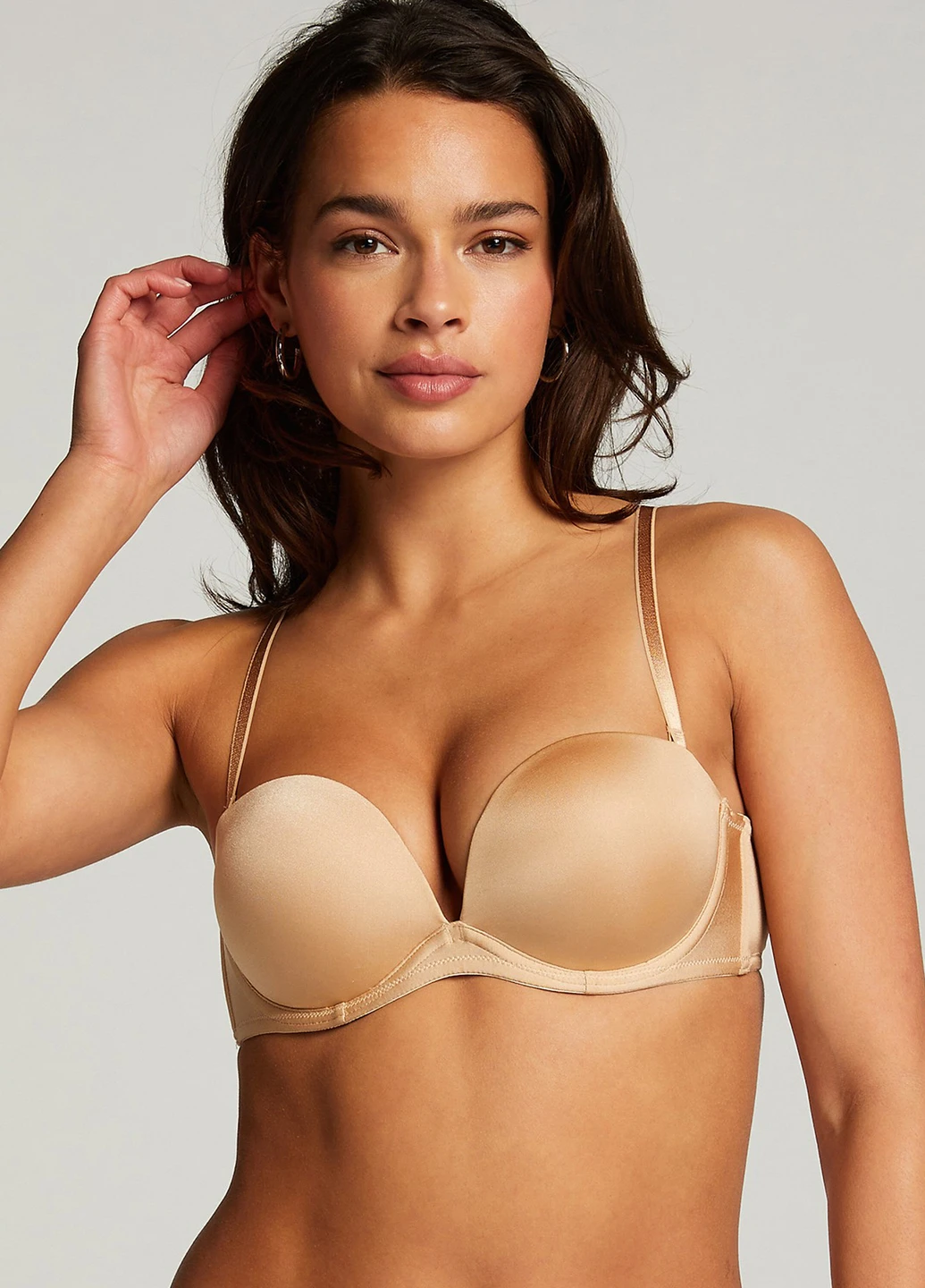 Бежевый бюстгальтер Hunkemoller