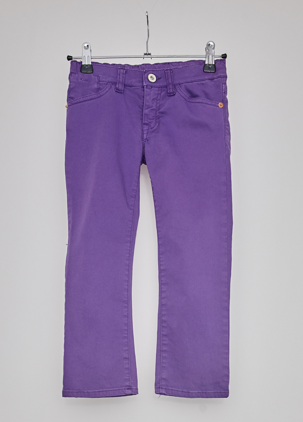 Фиолетовые демисезонные прямые джинсы Nolita