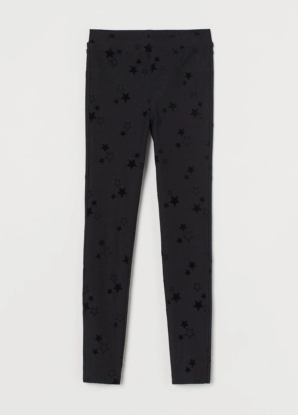 Черные демисезонные леггинсы H&M