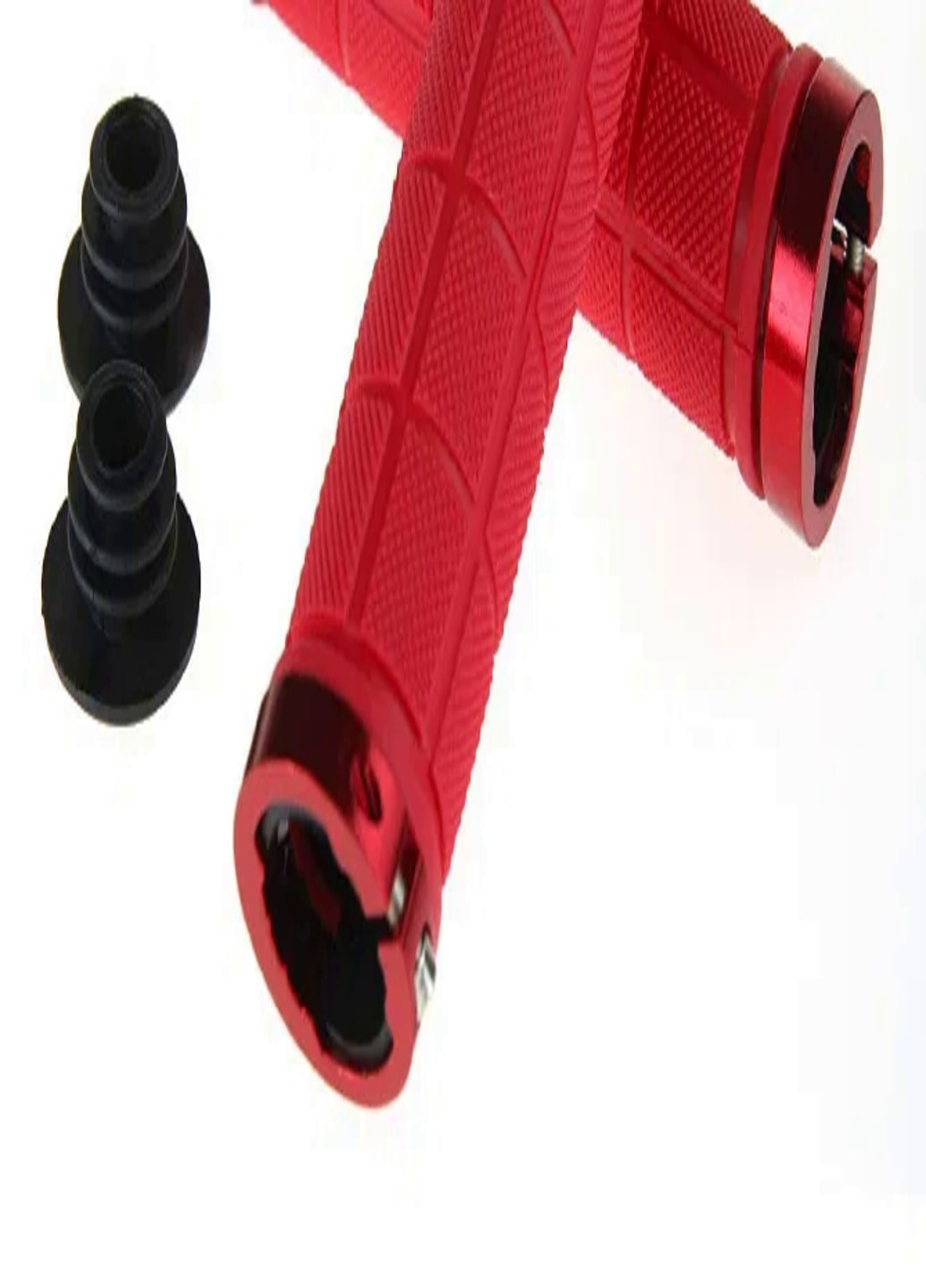 Грипсы 2 замка/ручки на велосипед велогрипсы 22 мм (21056987) Красные Francesco Marconi (209509646)