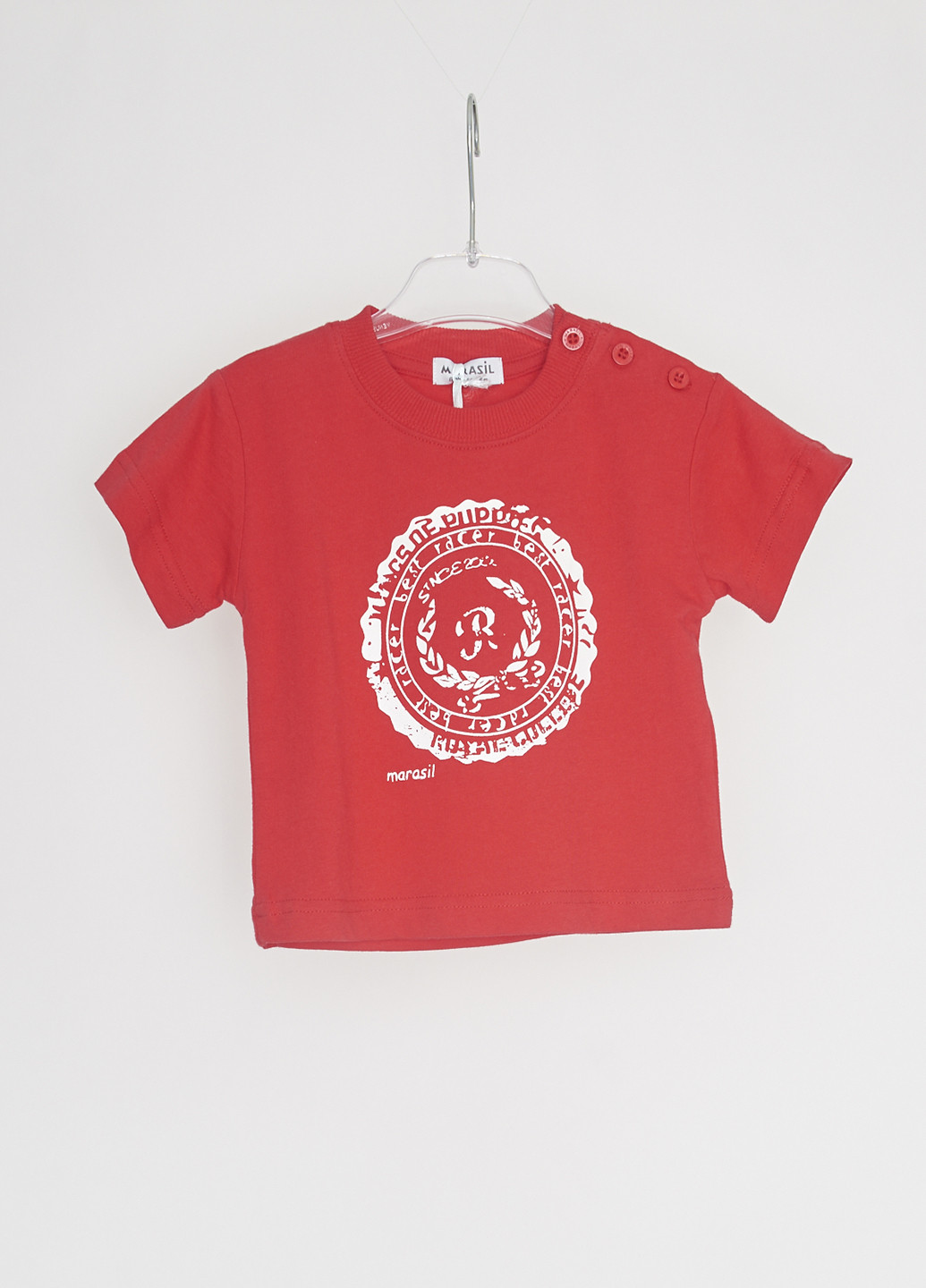 Красная летняя футболка Marasil