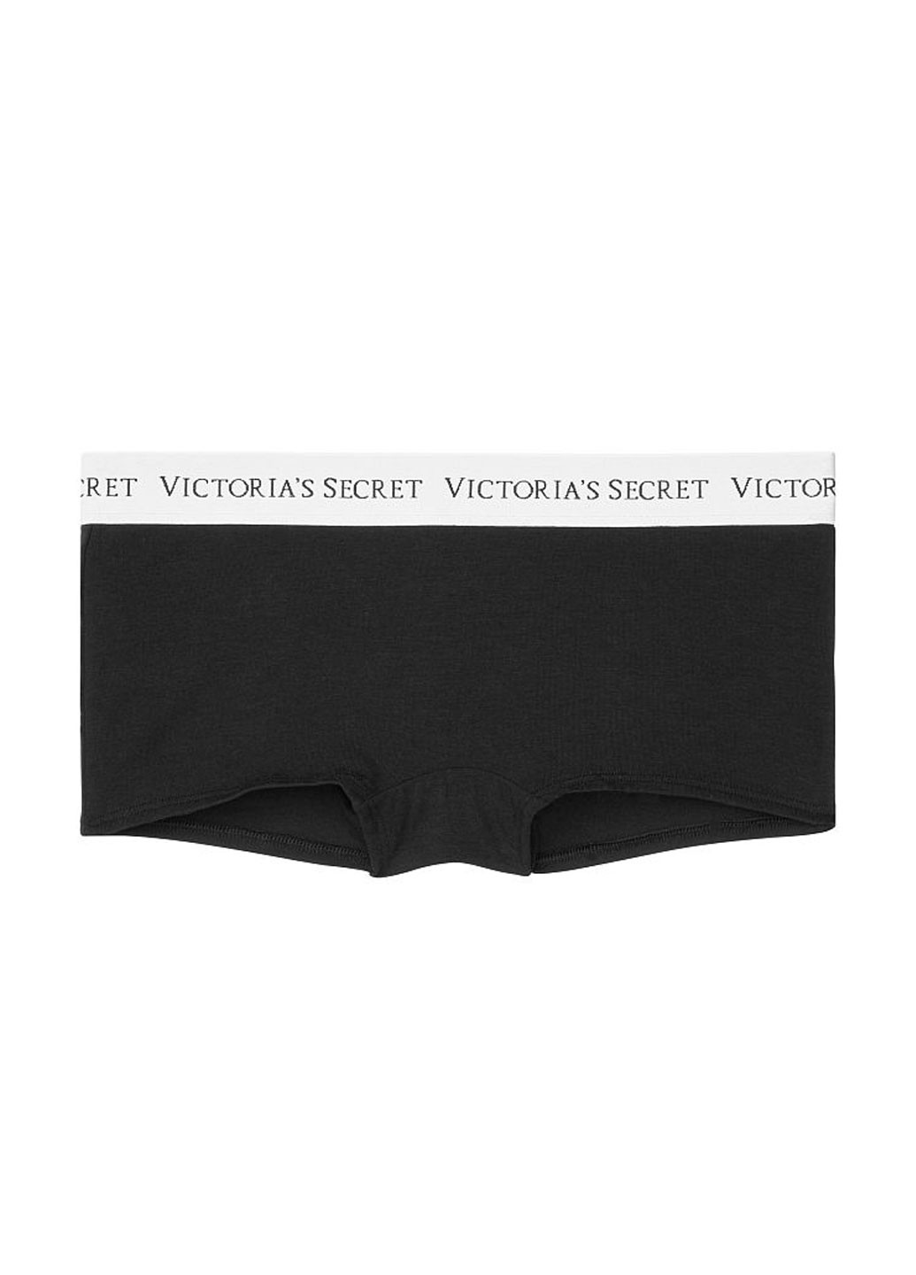 Трусики Victoria's Secret трусики-шорти логотипи чорні повсякденні бавовна