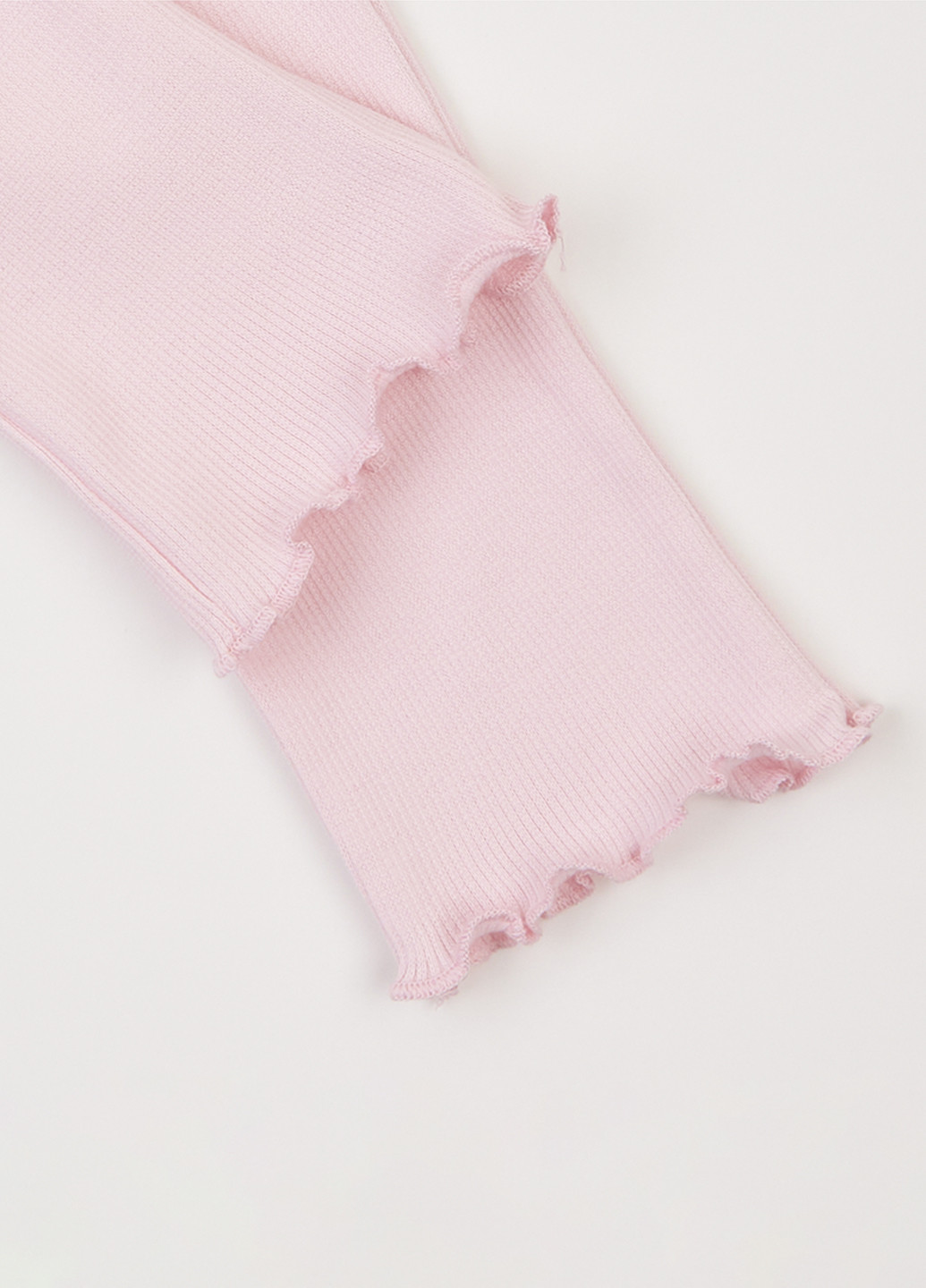 Пудровий демісезонний костюм (лонгслів, легінси) брючний Flamingo