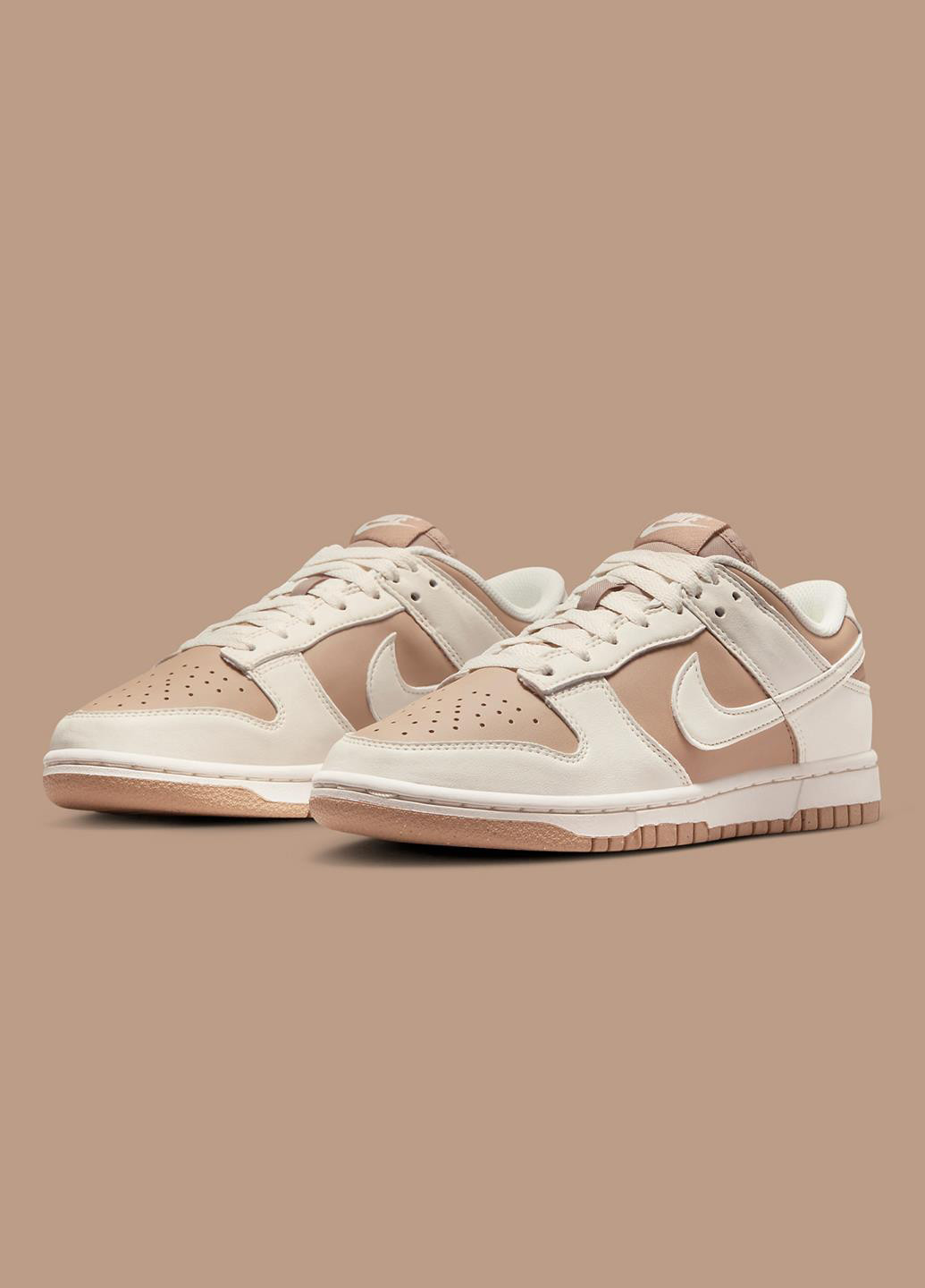 Кроссовки DD1873-200 Nike Dunk Low NN Biege Sail комбинированные демисезоны (317218350)