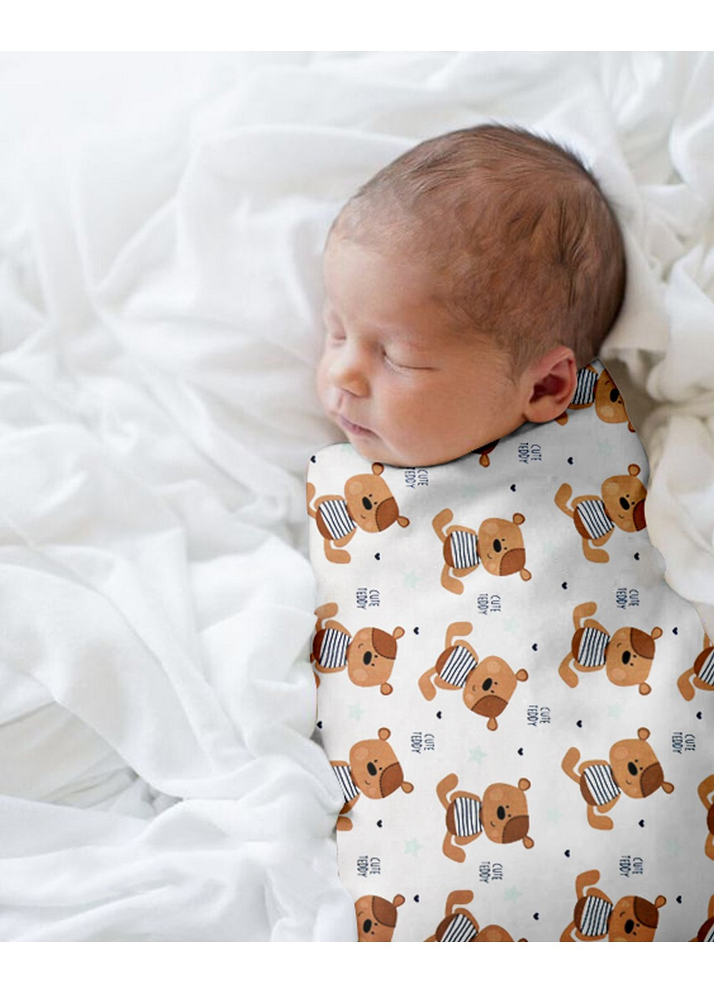 Набір пелюшок бязь BEAR LINE STARS (3 шт) Cosas (250498761)