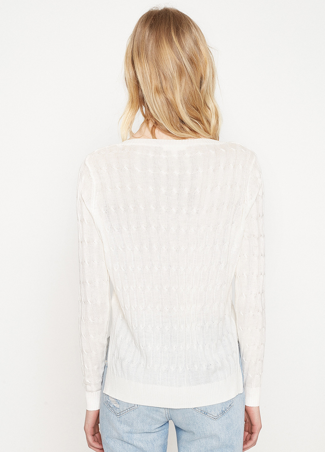 Молочный демисезонный пуловер пуловер KOTON