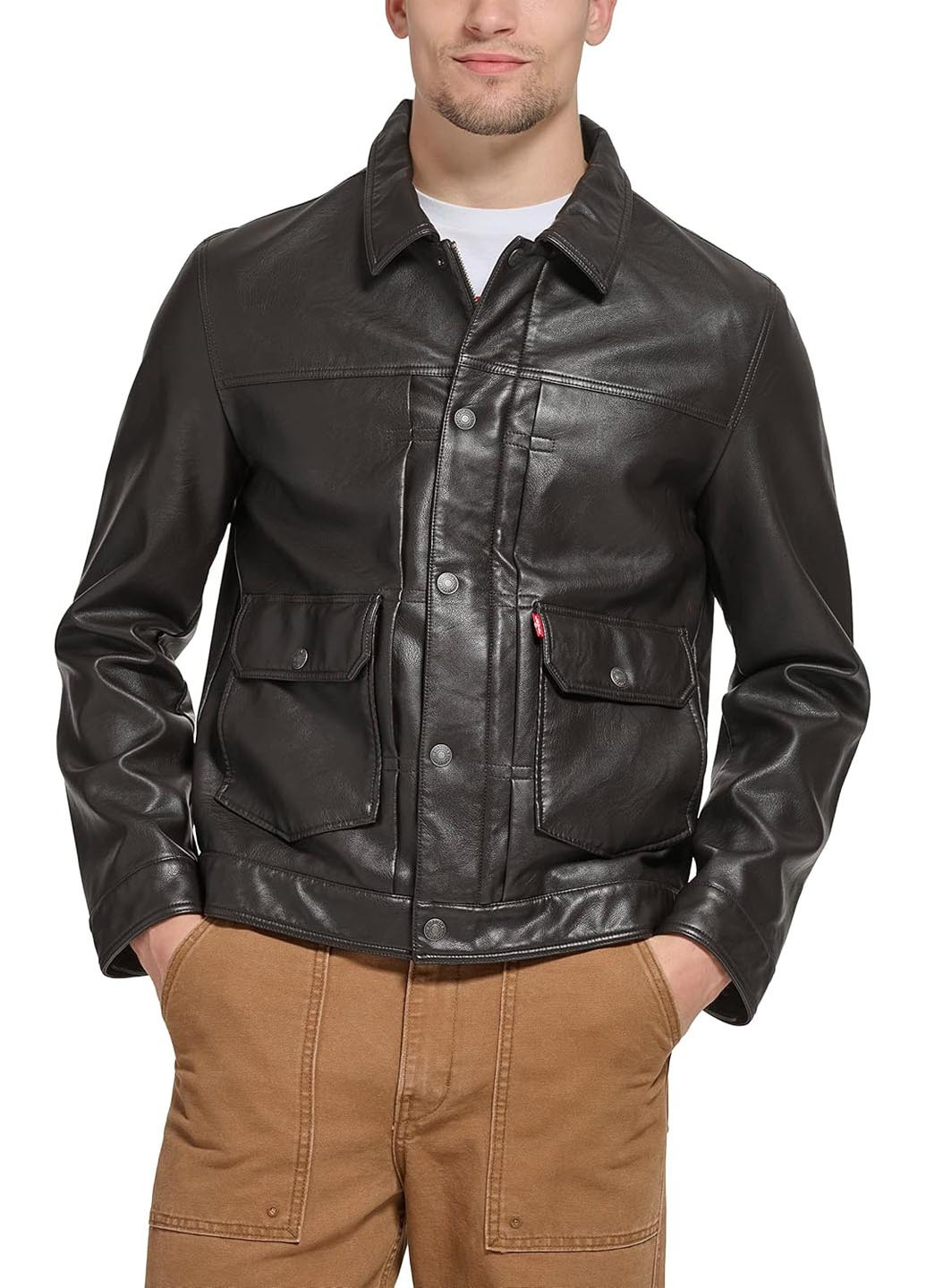 Темно-коричнева демісезонна куртка Levi's