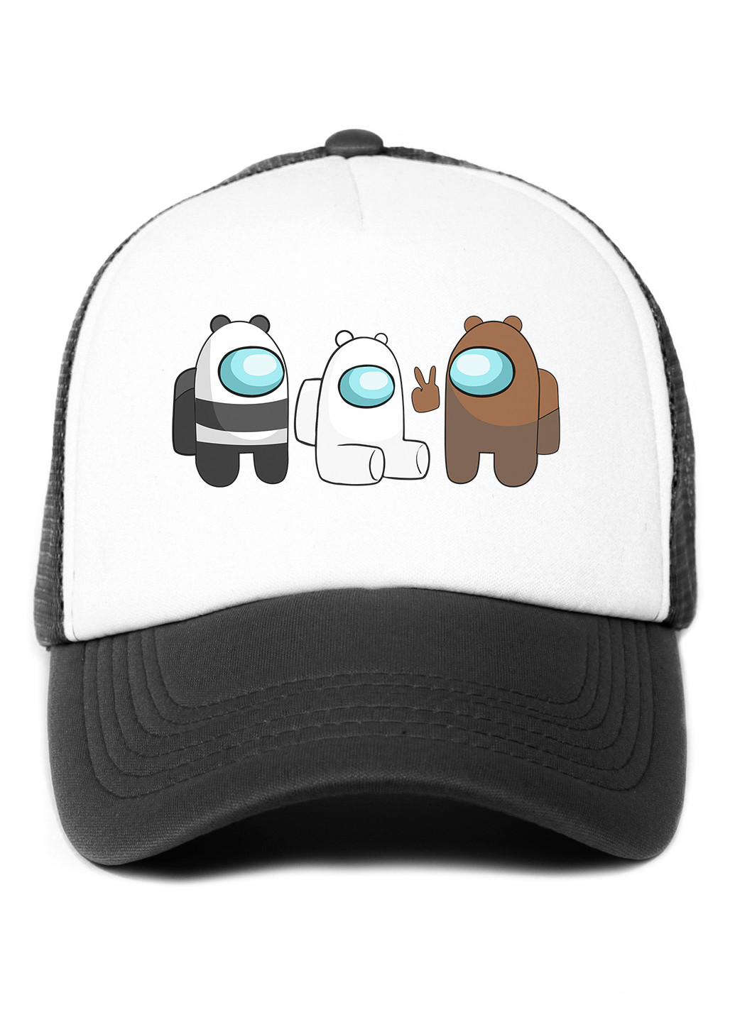 Кепка Тракер дитяча Вся правда про ведмедів (We Bare Bears) (33404-2668) MobiPrint (220769684)