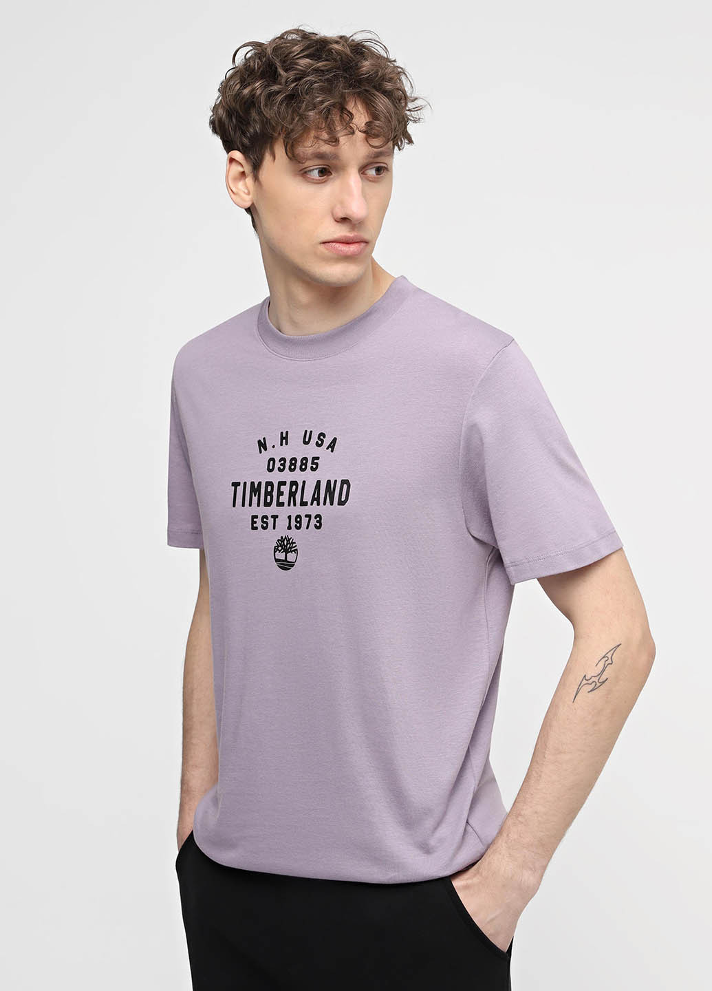 Світло-фіолетова футболка Timberland