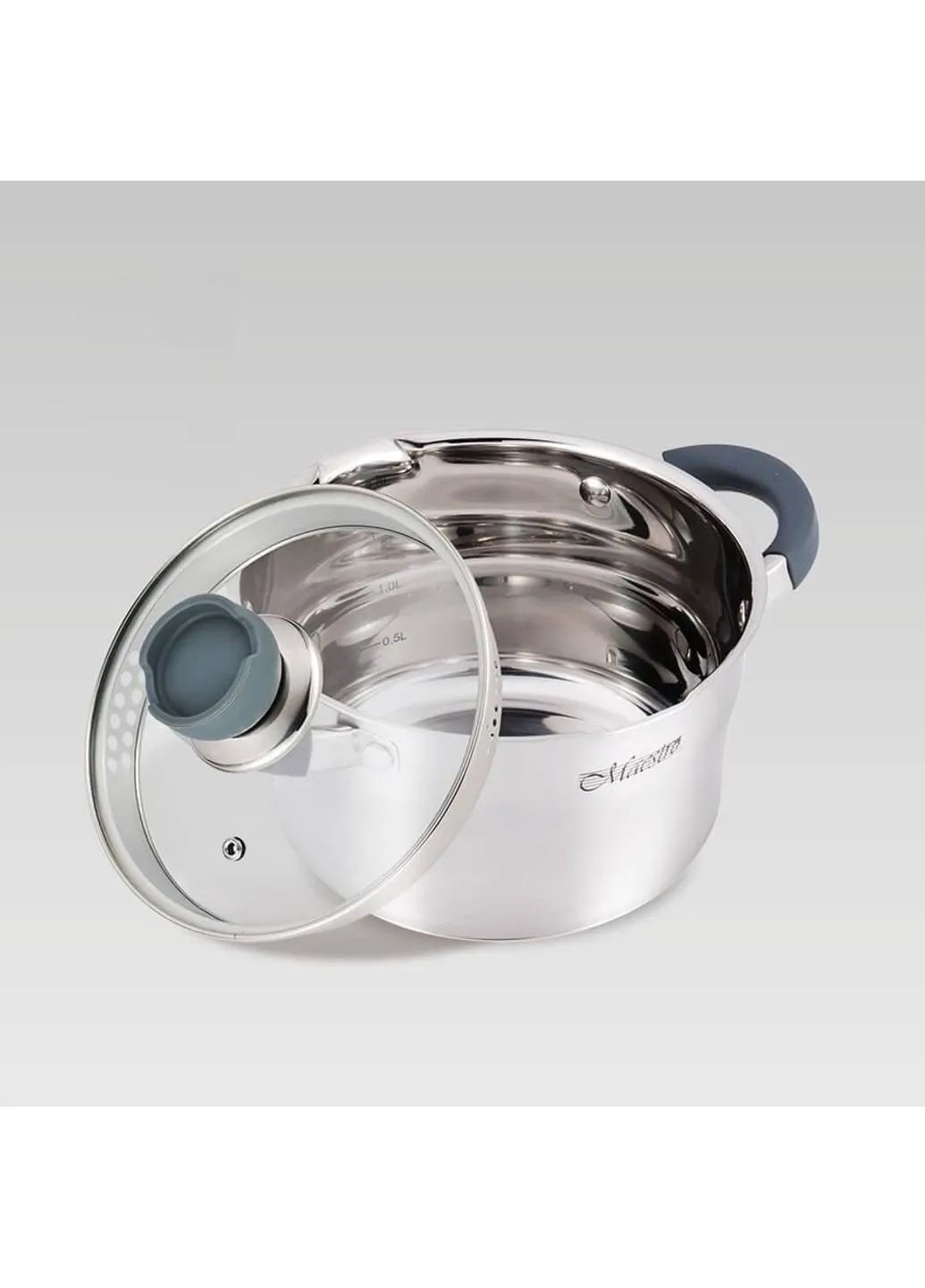 Кастрюля с крышкой MR-3507-18 2,4 л 18 см Maestro (253628474)