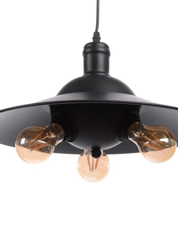 Люстра лофт підвісна з противагою у коридор BL-349S/3 E27 BK Brille (253887853)