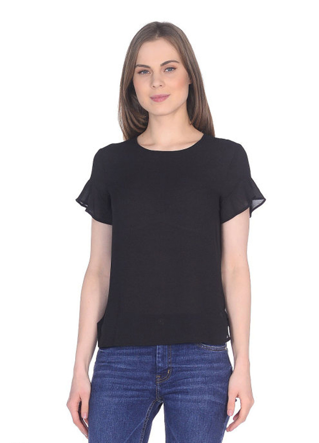 Чорна блуза United Colors of Benetton