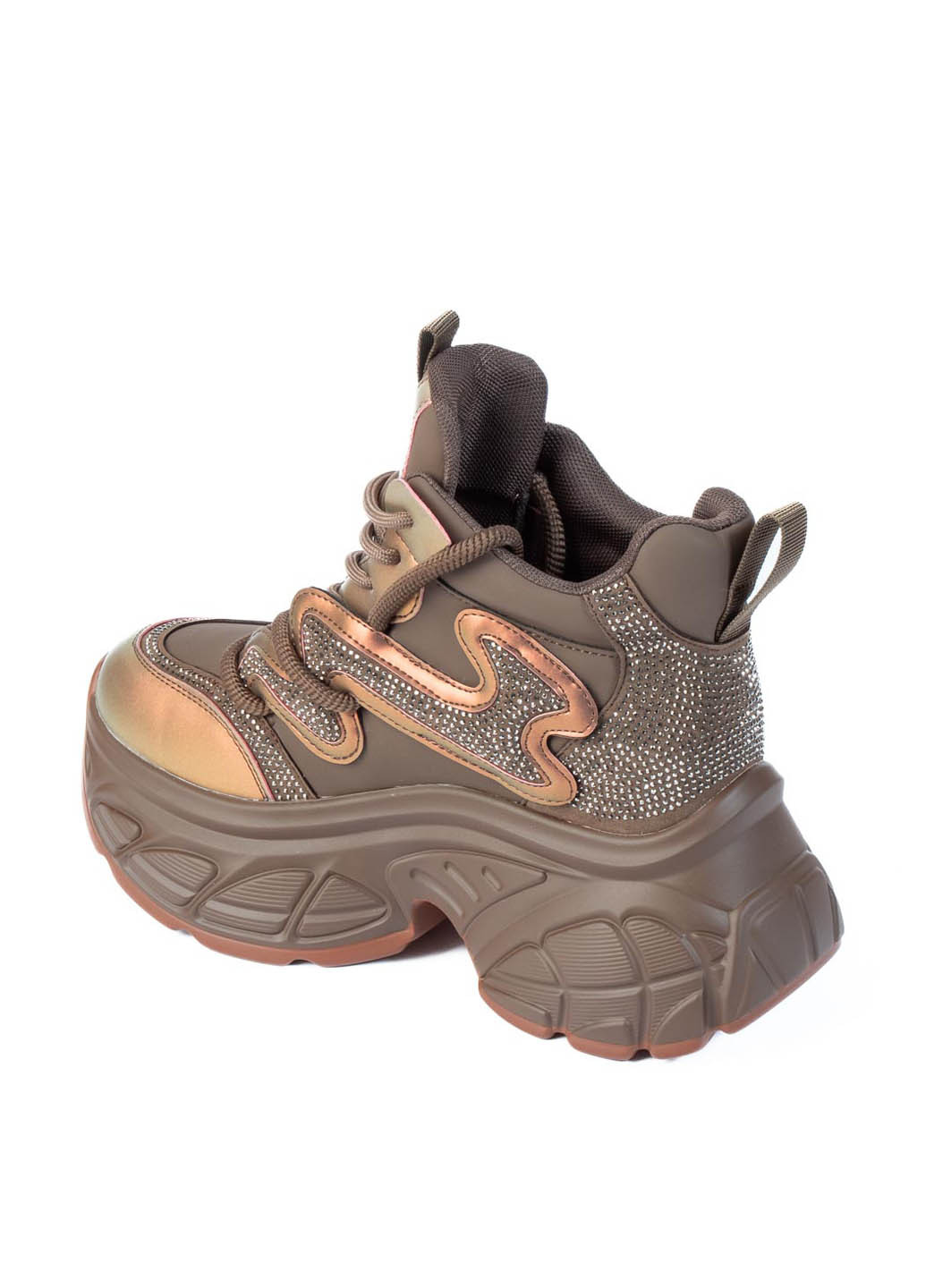 Осенние ботинки Bigrosse со стразами, лаковые