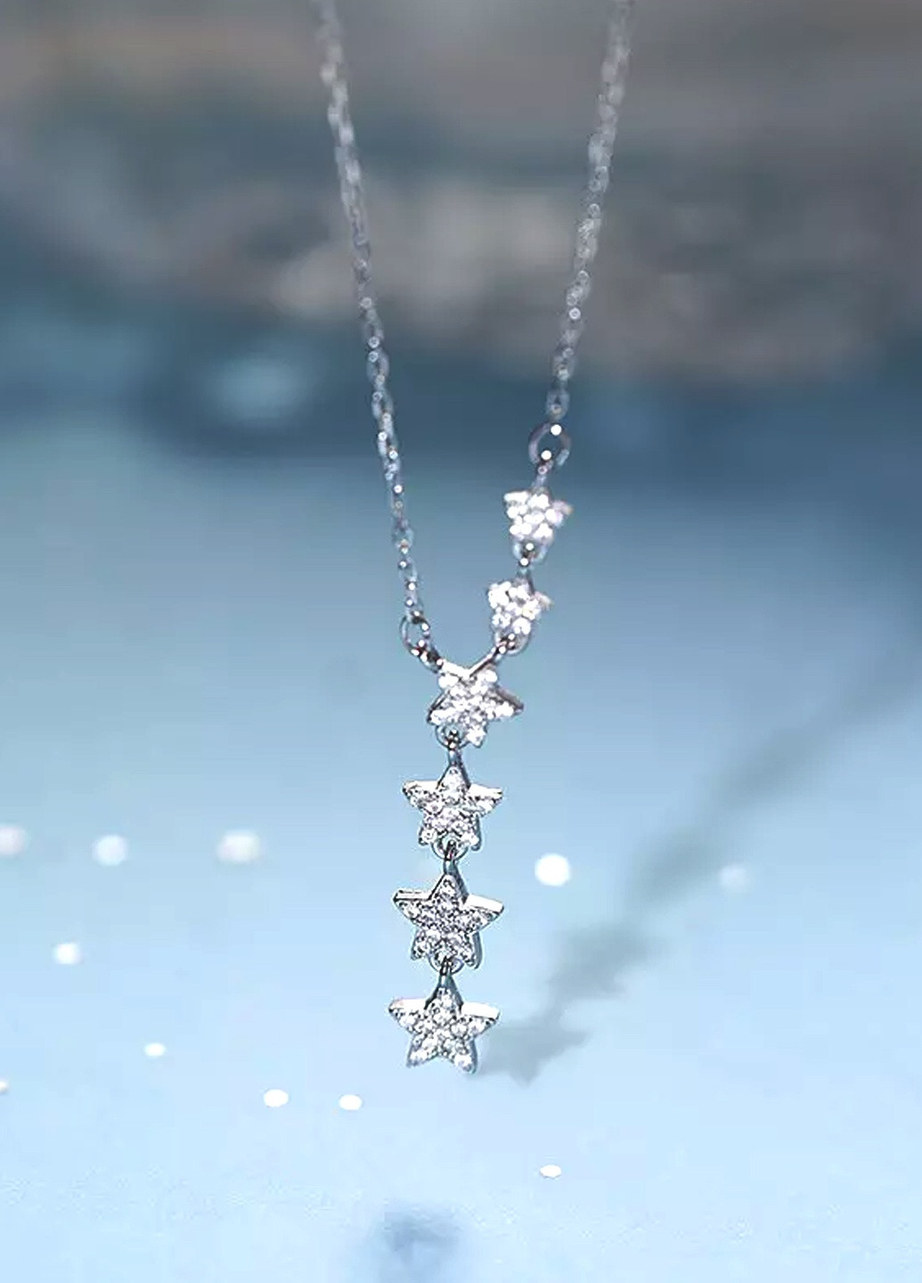 Ланцюжок "Stars", срібляста з підвіскою з зірок Анна Ясеницька (255615122)