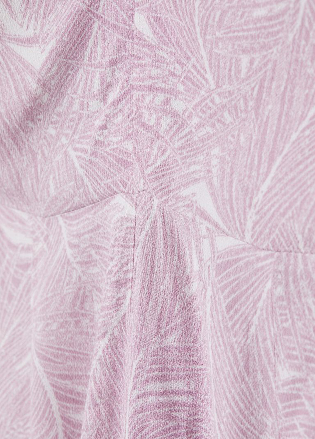 Комбінезон H&M комбінезон-брюки малюнок фіолетовий кежуал віскоза, креп