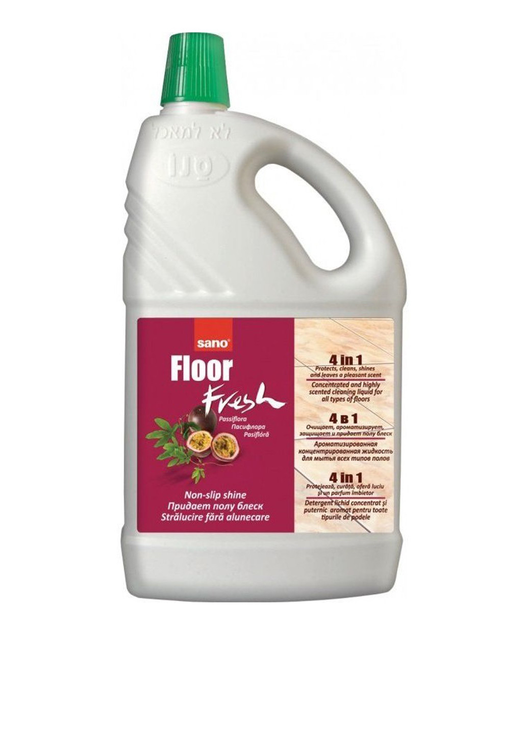 Засіб для миття підлоги всіх типів Foor Fresh Passiflora, 2 л Sano (186499102)