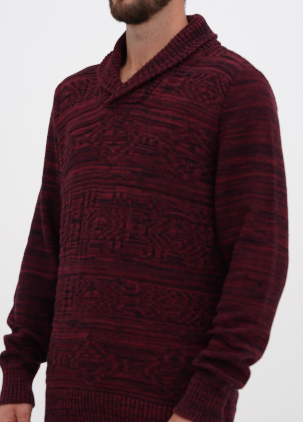 Бордовый демисезонный свитер American Rag