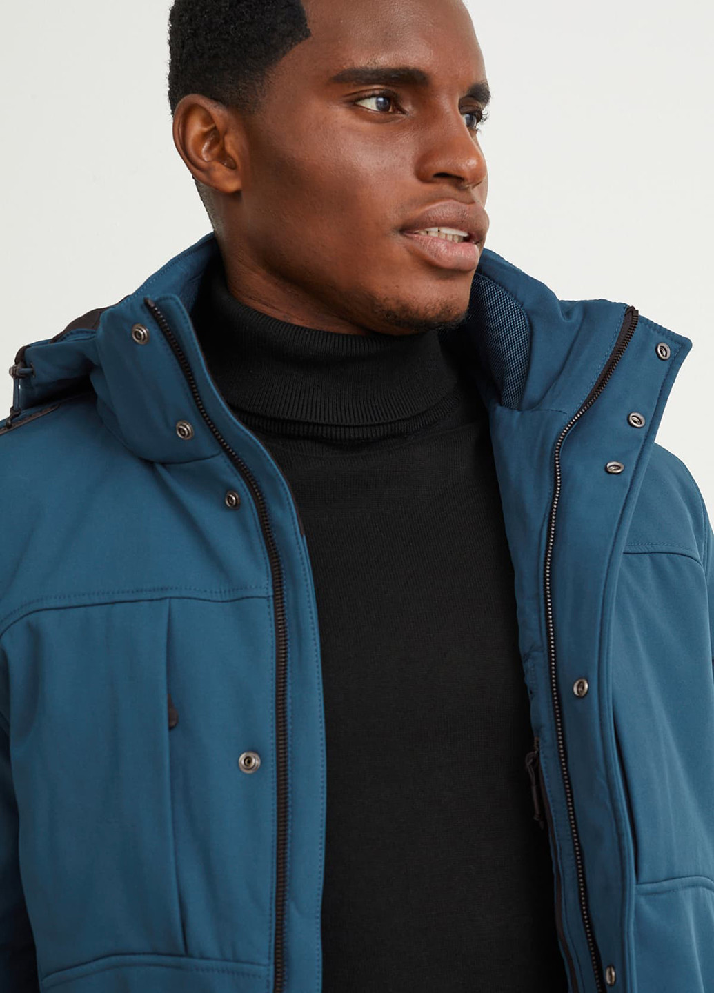 Синяя демисезонная куртка C&A