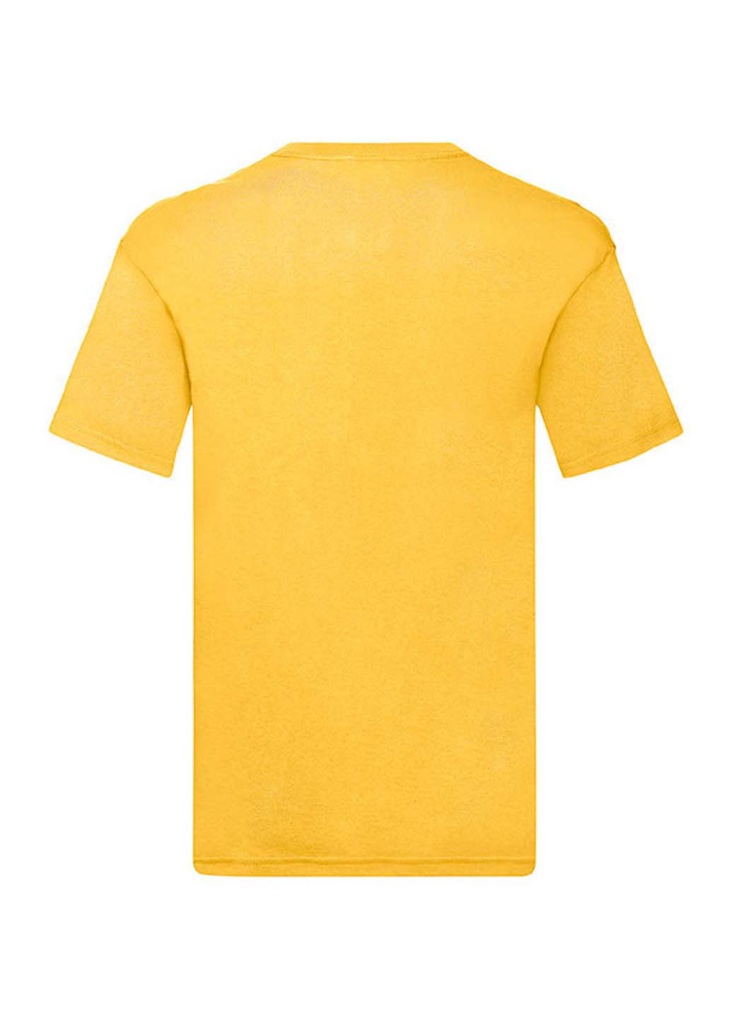 Желтая футболка Fruit of the Loom Original