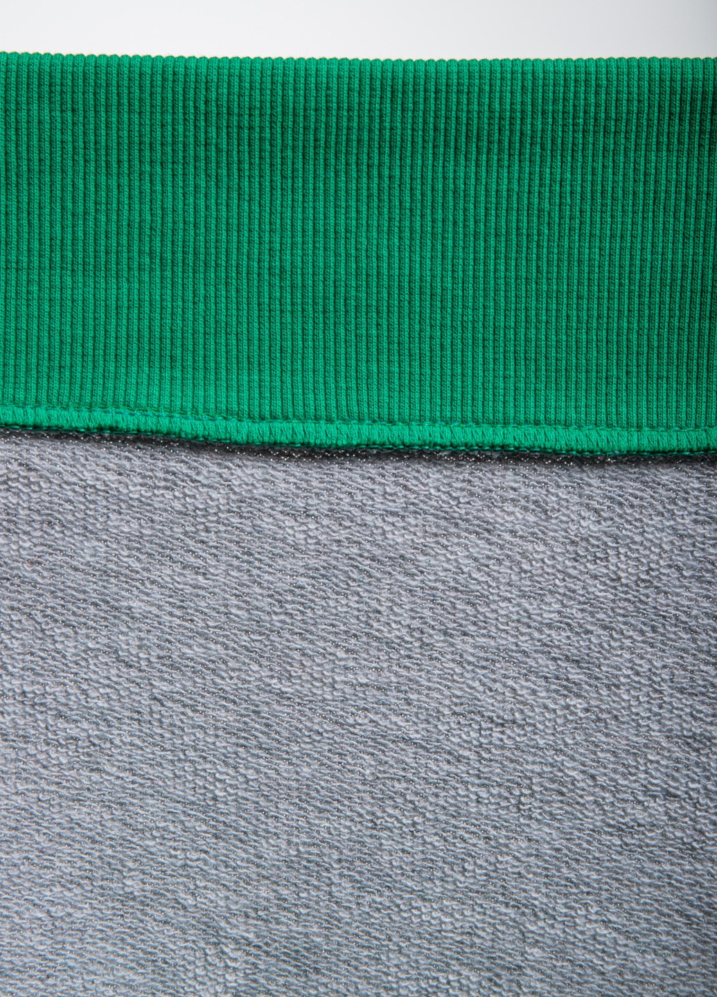 Серо-зеленый хлопковый свитшот с логотипом Supreme Spain - крой однотонный серый кэжуал - (251894209)