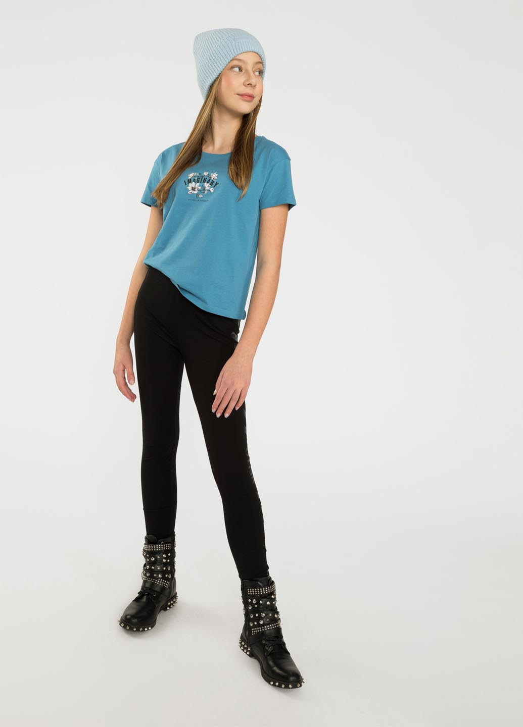 Бірюзова літня футболка Reporter Young