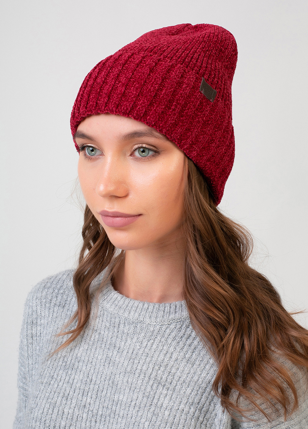 Высококачественная, мягкая, теплая зимняя женская шапка без подкладки 330006 Merlini (242216330)