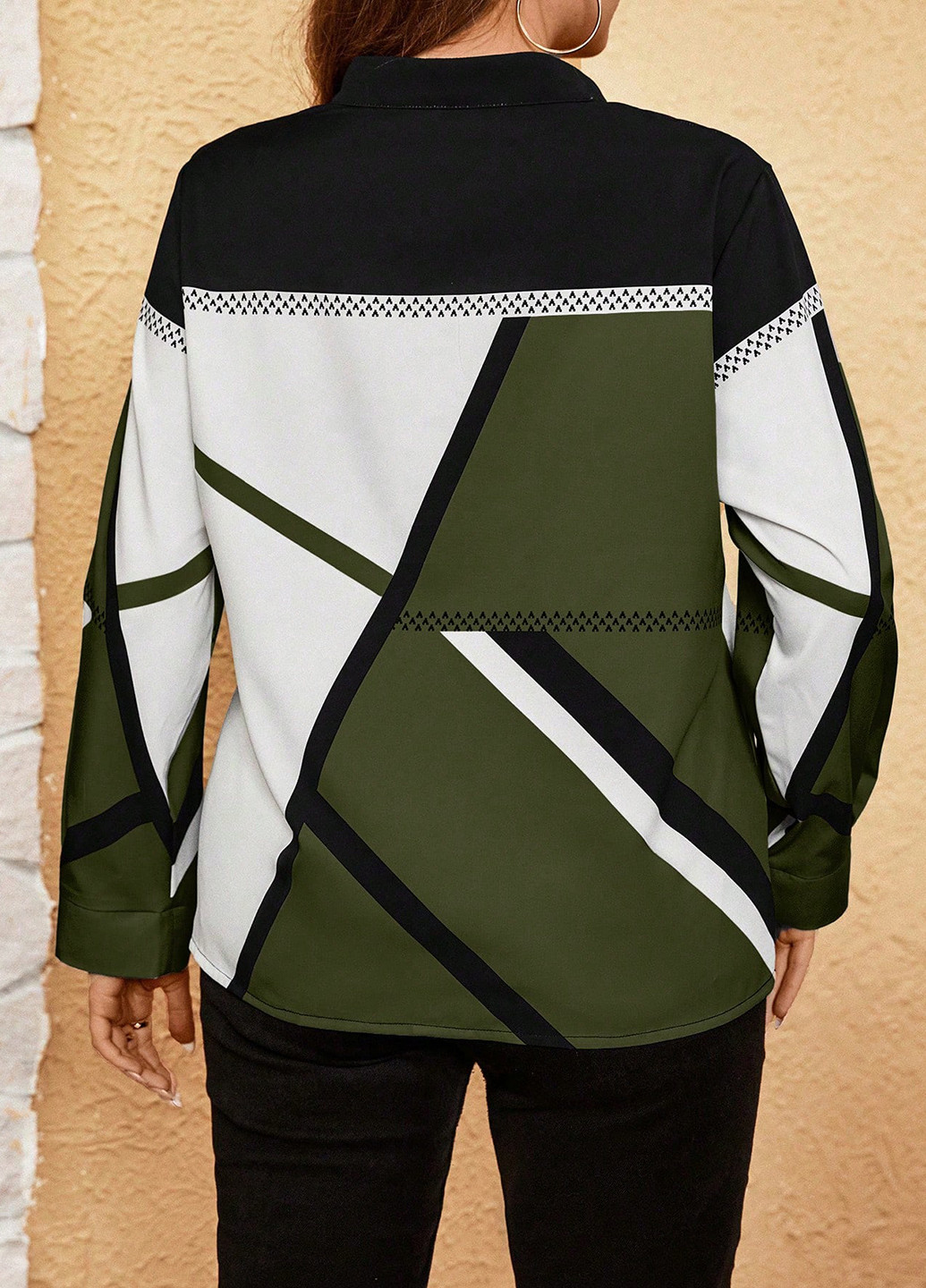 Комбінована блуза SHEIN