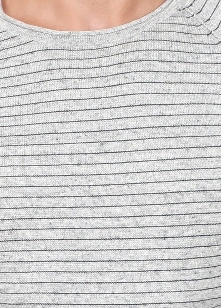 Серый демисезонный свитер JACK&JONES 12091541-greyСерыйM