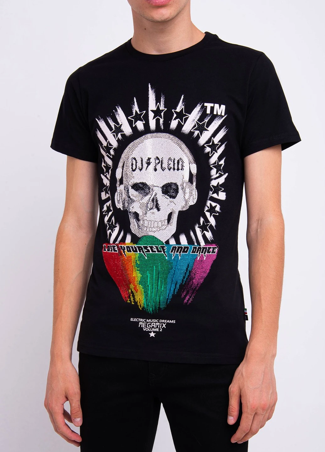 Чорна футболка Philipp Plein