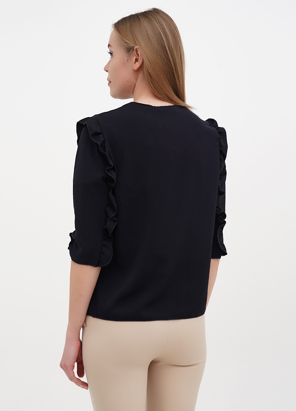 Тёмно-синяя блуза Zara