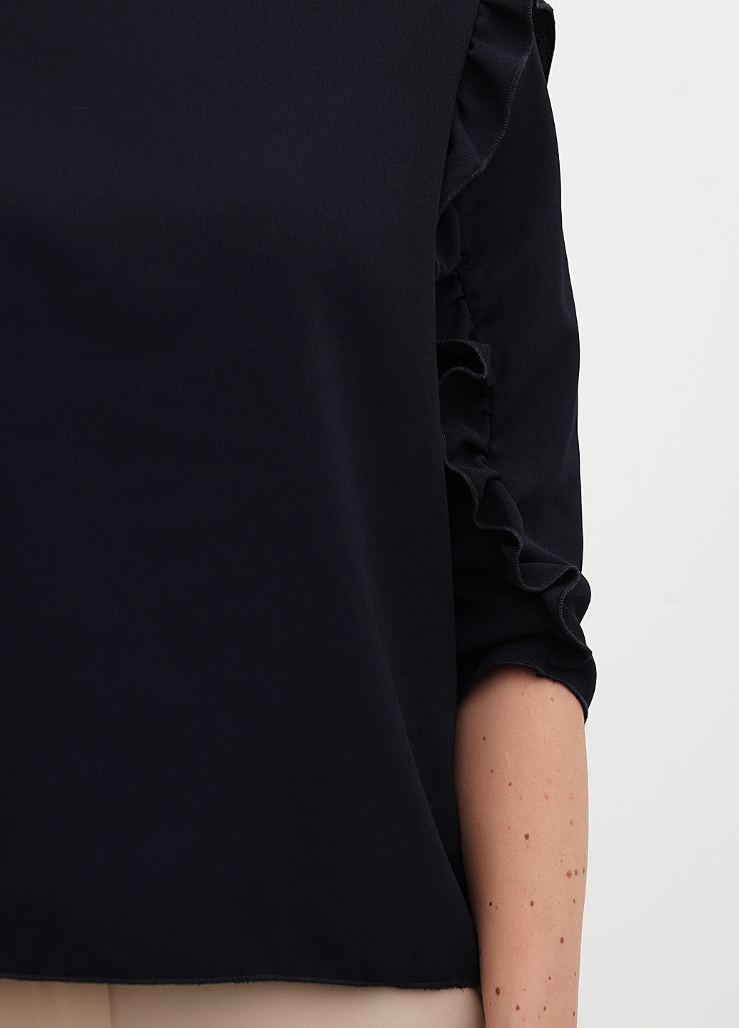 Тёмно-синяя блуза Zara