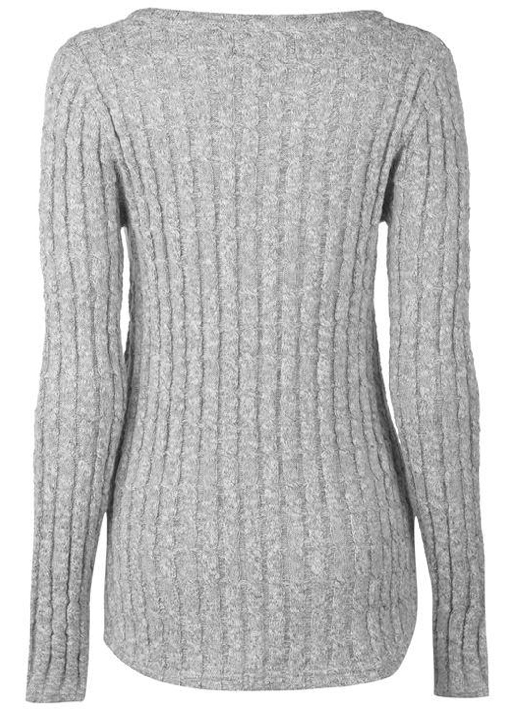 Серый демисезонный пуловер пуловер Firetrap