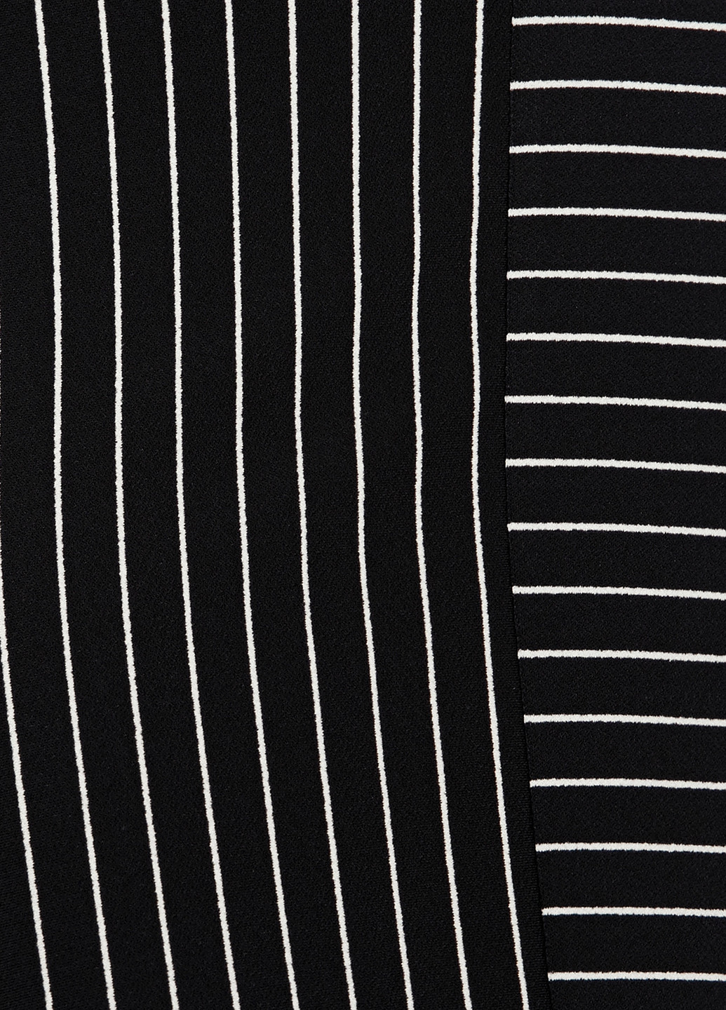 Черно-белая кэжуал в полоску юбка KOTON клешированная