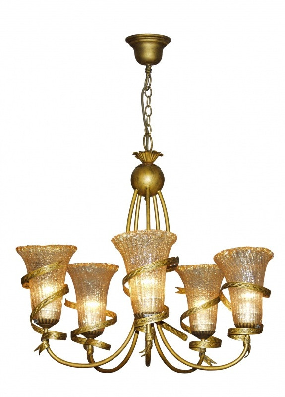 Люстра підвісна кантрі на 5 плафонів BR-904S/5 Brille (253887906)