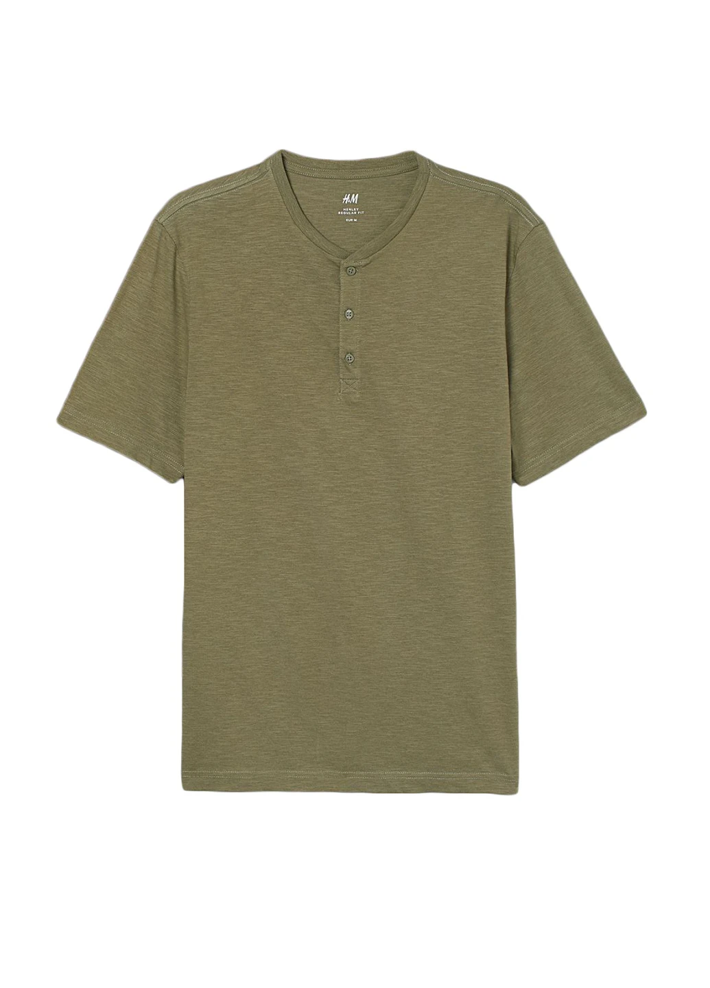 Хаки (оливковая) футболка H&M