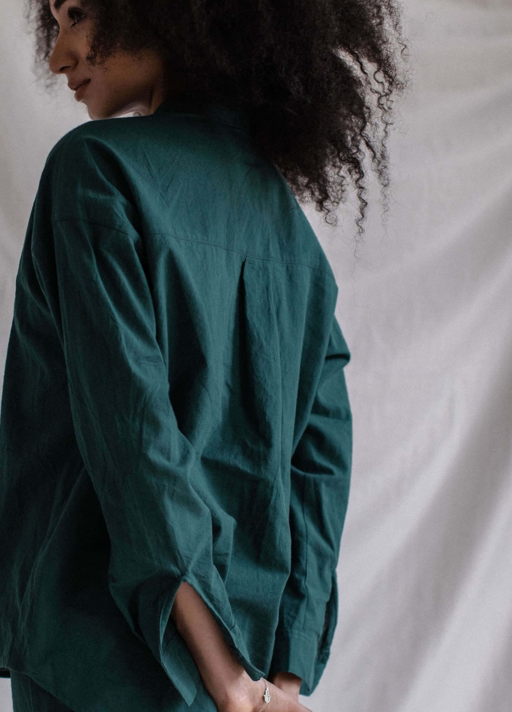 Изумрудная всесезон пижама женская smaragd (l) рубашка + брюки Leglo