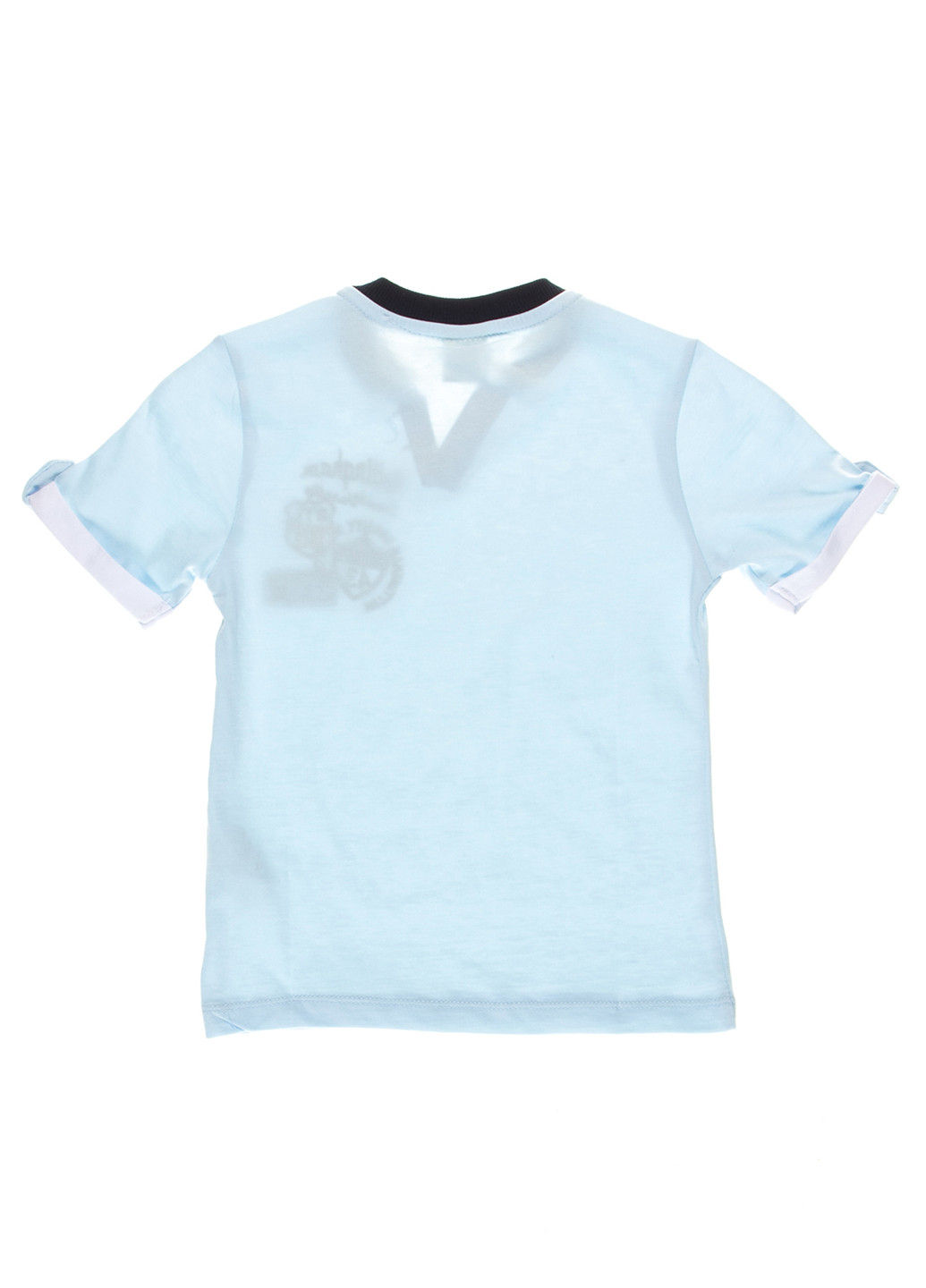 Голубая летняя футболка с коротким рукавом Starlet