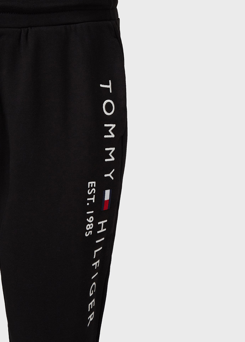 Черные спортивные, кэжуал демисезонные джоггеры брюки Tommy Hilfiger