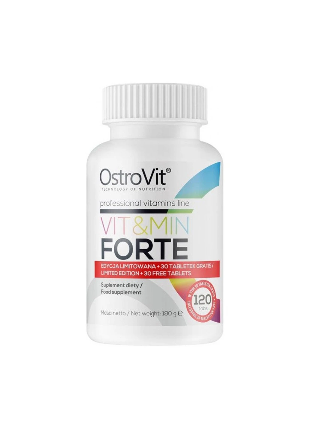 Комплекс вітамінів Vit & Min Forte (120 таб) острови Ostrovit (255409677)