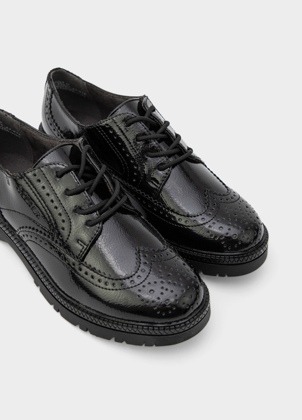 S.Oliver Туфлі дербі чорний з текстиль, німеччина — демісезон (306546037)