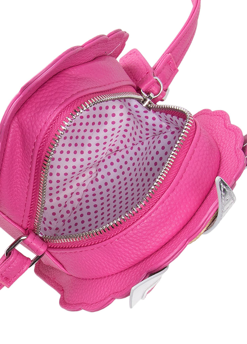 Дитяча сумка Nelli Blu Nelli Blu UD2-18174 кросс боди однотонная розовая кэжуал