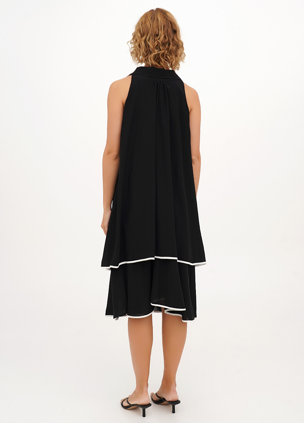 Чорна кежуал сукня а-силует Vicolo однотонна