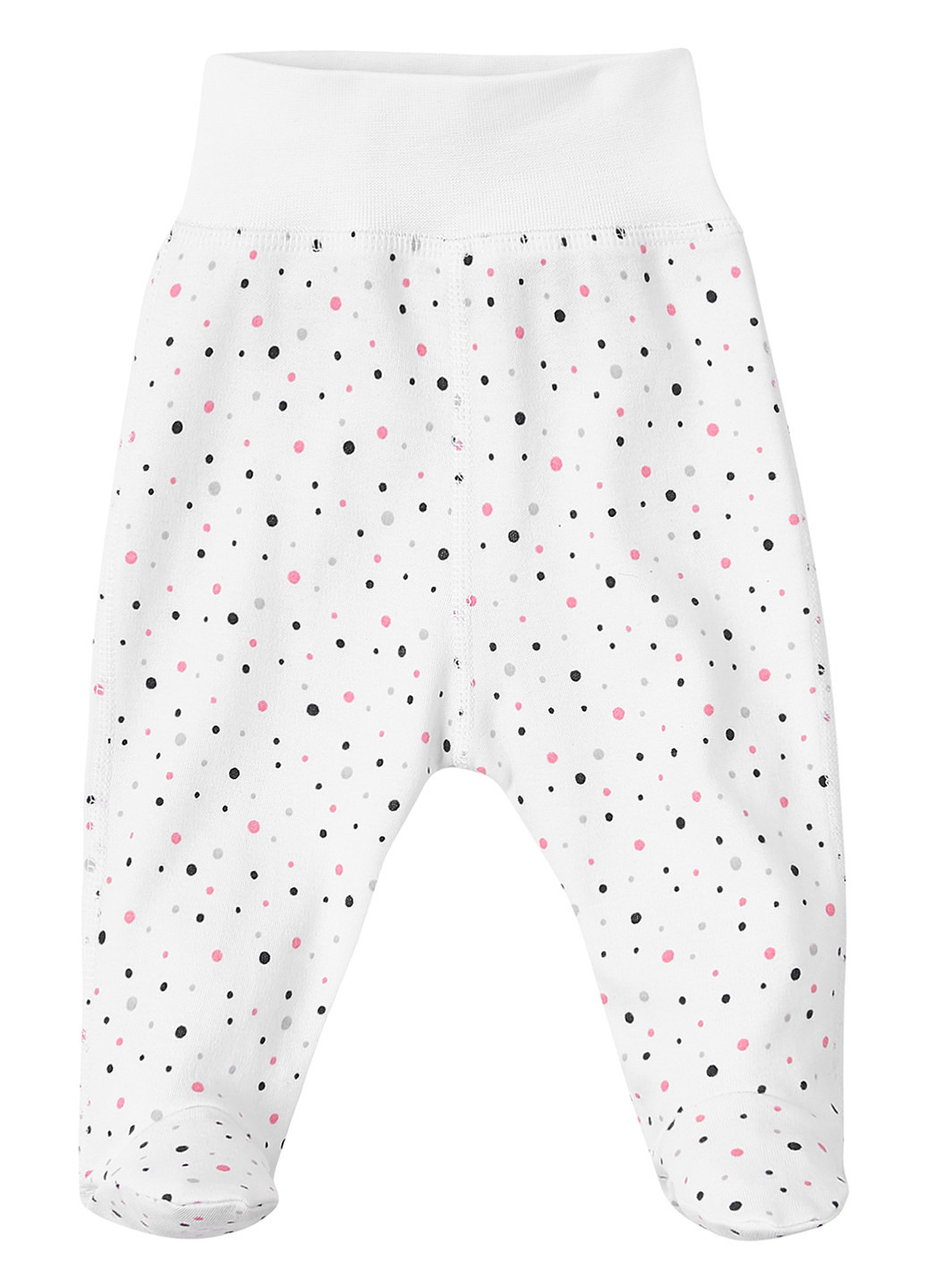 KRAKO ползунки горошек белый повседневный хлопок, интерлок производство - Украина