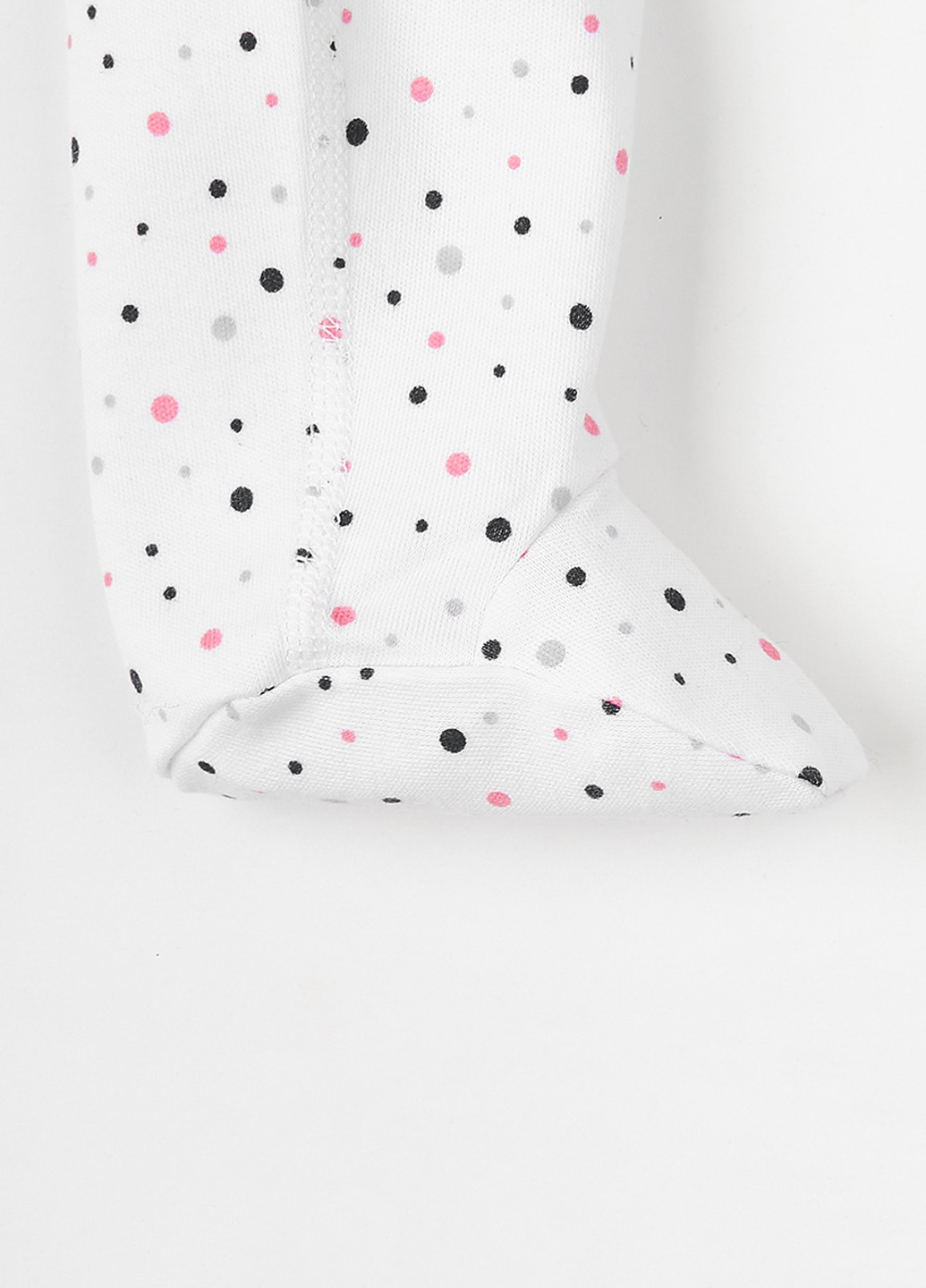 KRAKO ползунки горошек белый повседневный хлопок, интерлок производство - Украина
