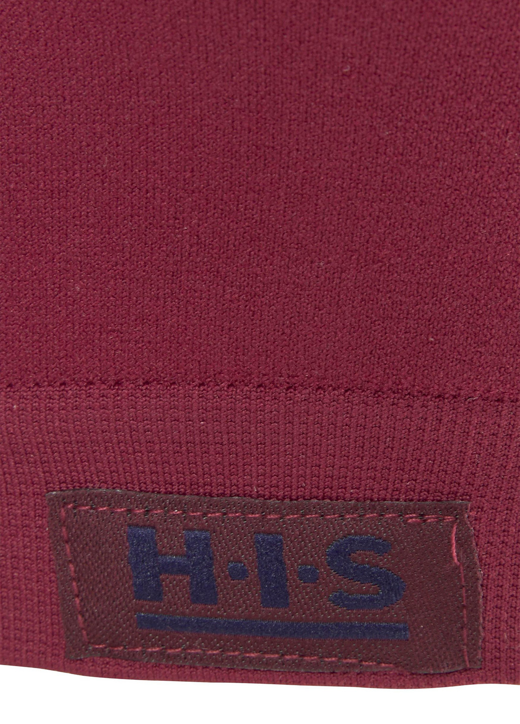 Бордовый топ бюстгальтер H.I.S. с косточками полиамид