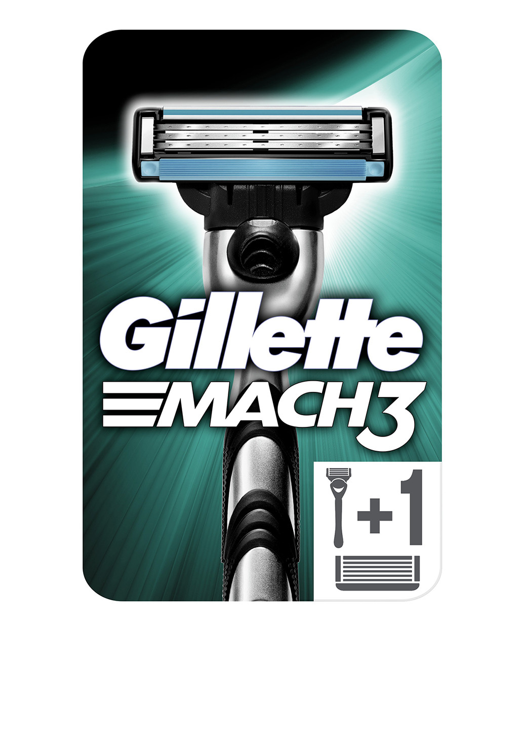Верстат MACH3 з 2 змінними картриджами Gillette (7931196)