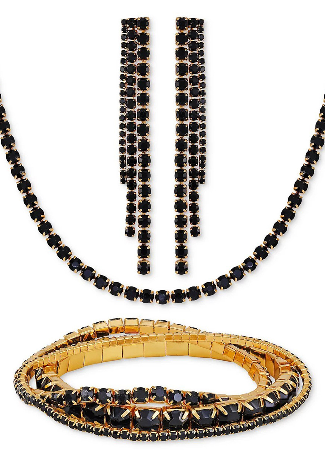 Комплект украшений (колье, серьги, 3 браслета) Guess (321869841)