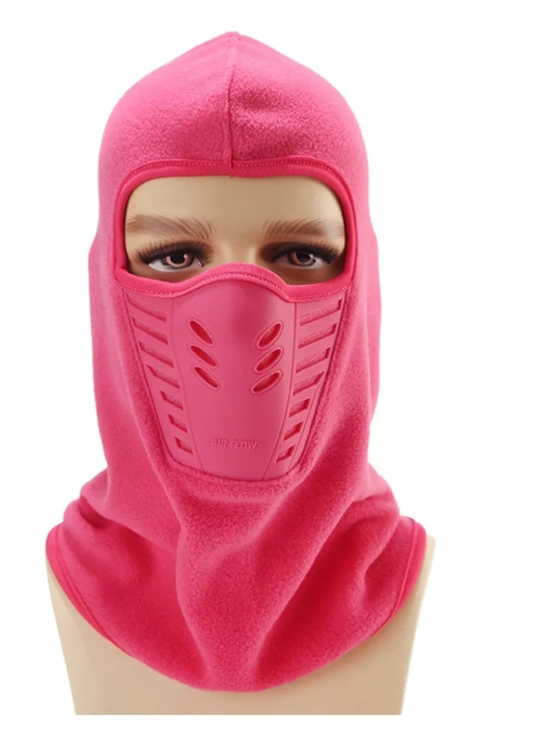 маска флис Саб-Зиро Ниндзя унисекс Розовый NoName балаклава (250038238)