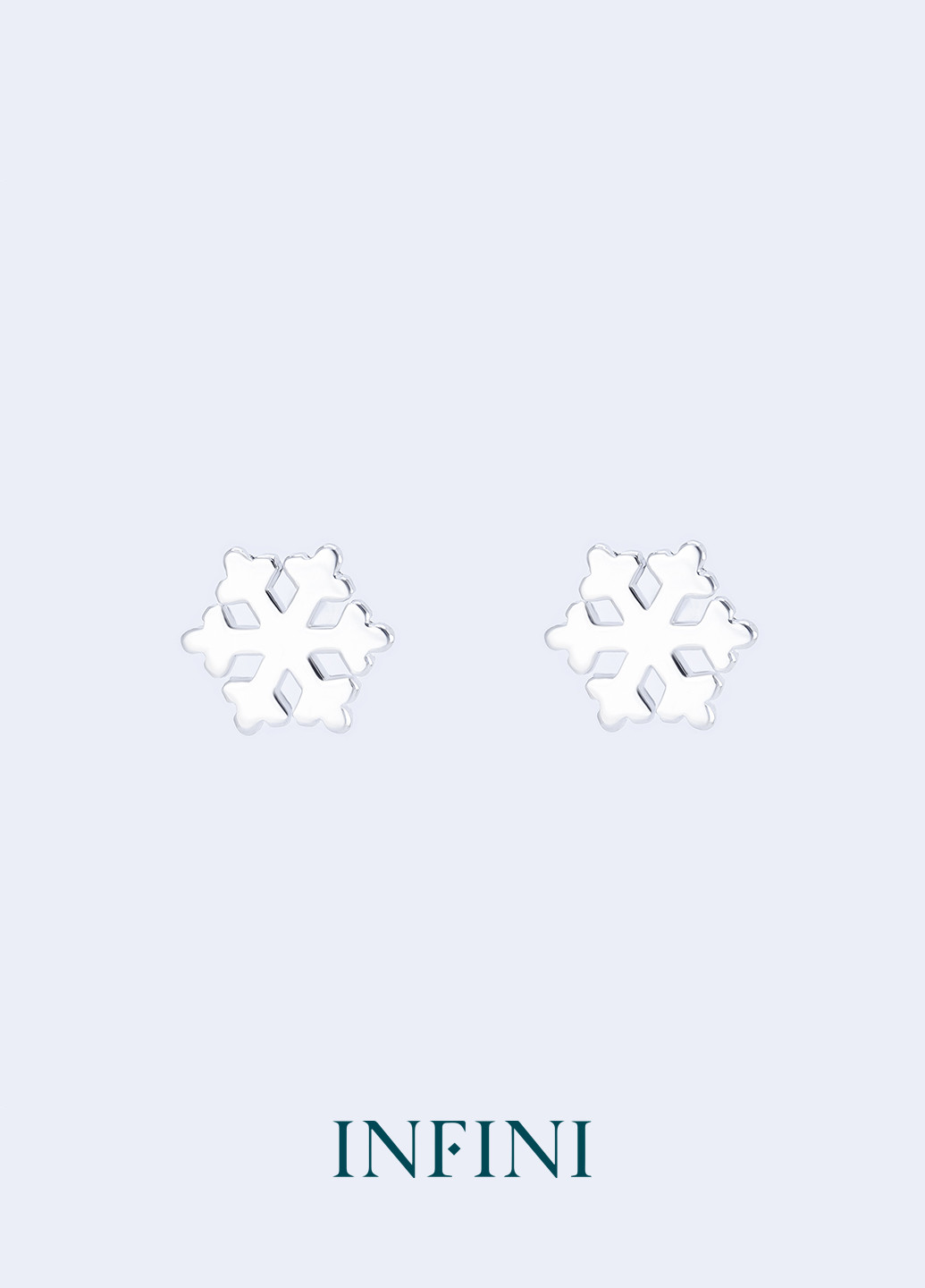 Сережки срібні Infini со снежинками (251126755)