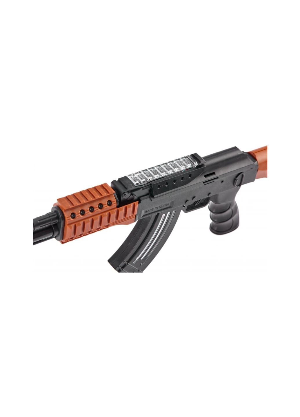 Игрушечное оружие Автомат свето-звуковой AK47, черный (827B) Zipp Toys (254074740)